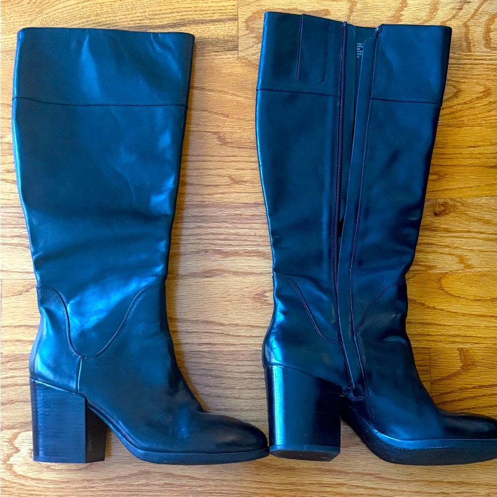 Nine West Black Tall Boots